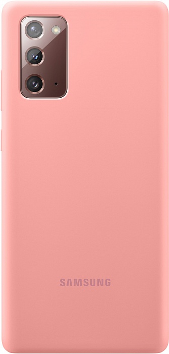 Чехол-накладка Silicone Cover для Galaxy Note20 (бронзовый)